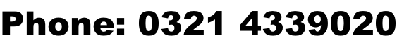 Phone: 0321 4339020